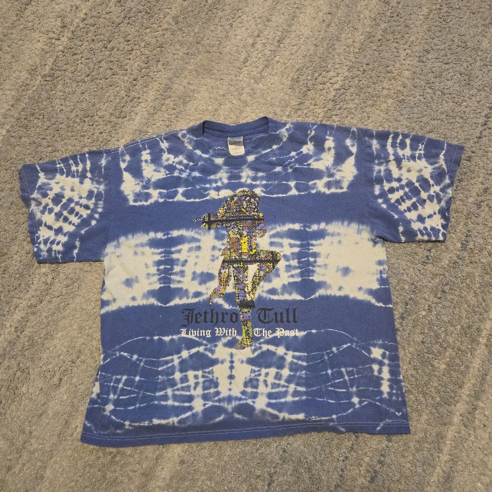 Vintage Jethro Tull Living With The Past Y2K 2002 Tour Shirt Adult XL RARE